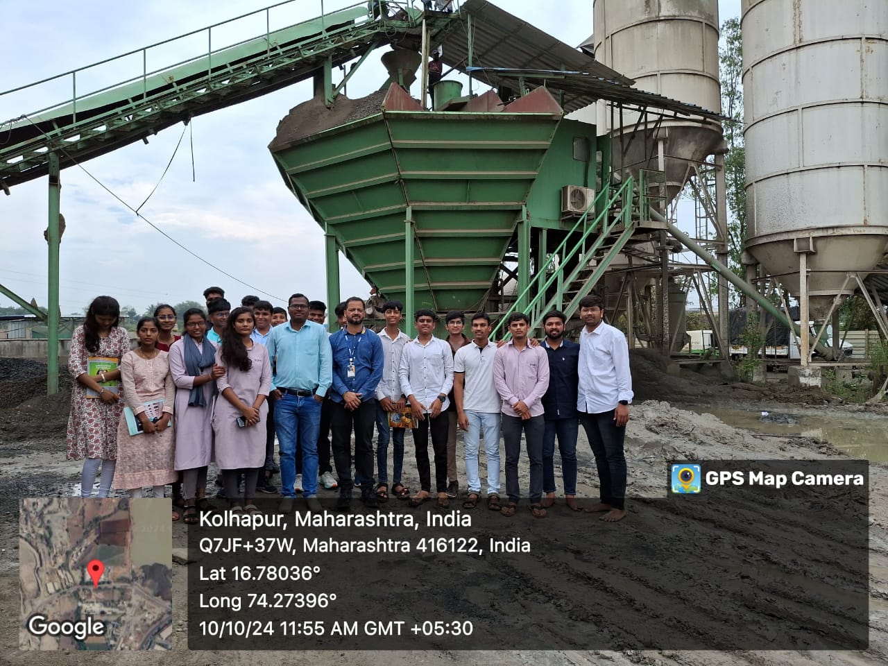 Industrial Visit At “New Supertech ready mix concrete, Shiye”